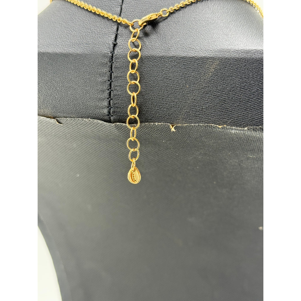 Michael Michaud Golden Pear Pendant Necklace