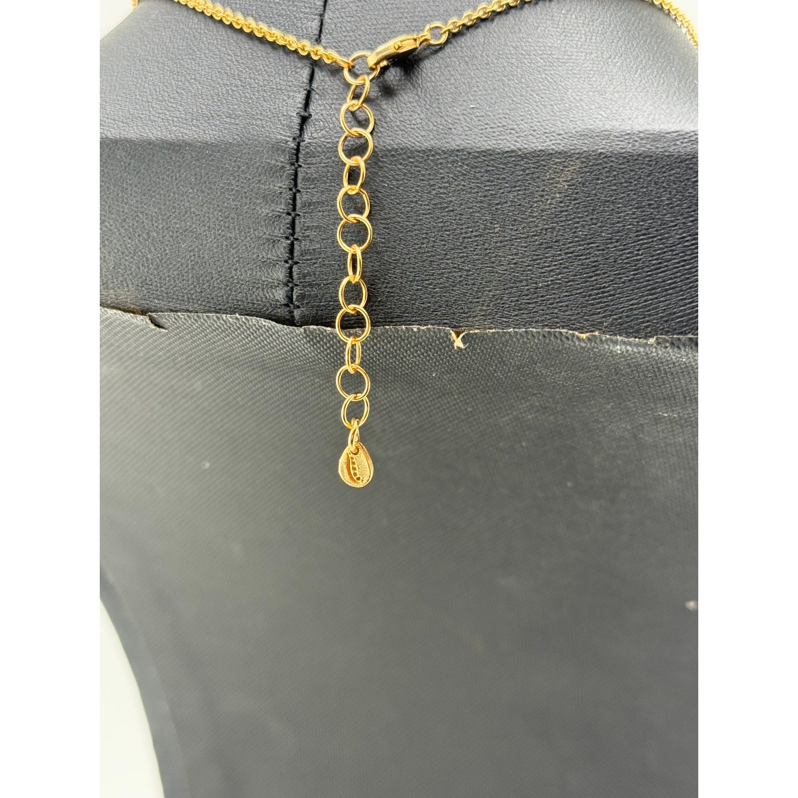 Michael Michaud Golden Pear Pendant Necklace