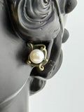 Michael Michaud Pea Pod Pearl Post Stud Earrings