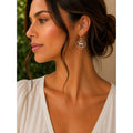 925 Sterling Silver Heart Horse Earrings