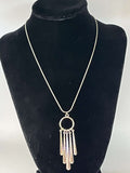 Modern Silver Pendant Necklace