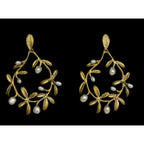 Michael Michaud Garden Vine Post Circle Earrings