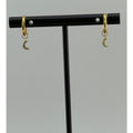 Namaste Handmade Selene Moon Drop Earrings