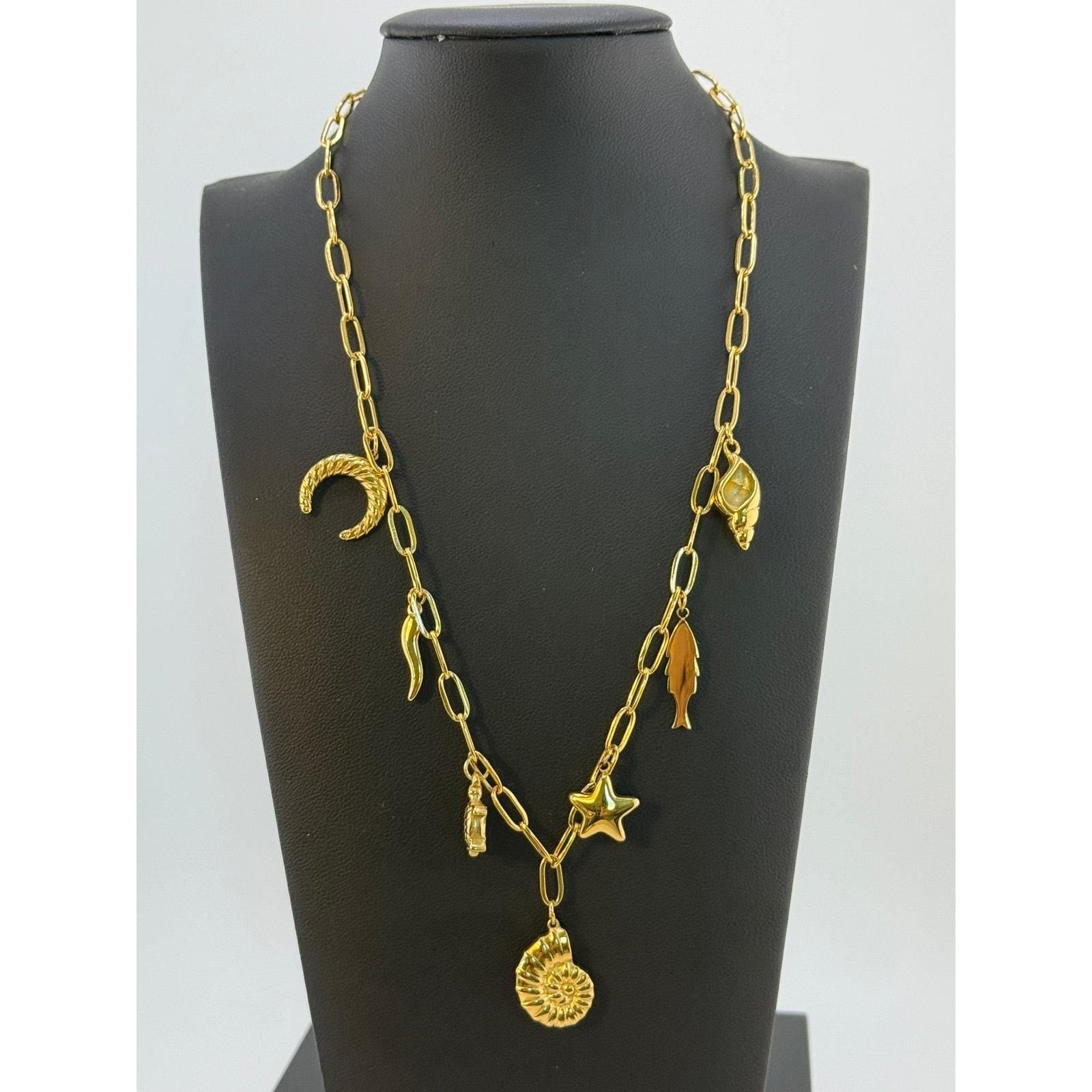 Namaste Handmade Lavalle Sea Charm Necklace