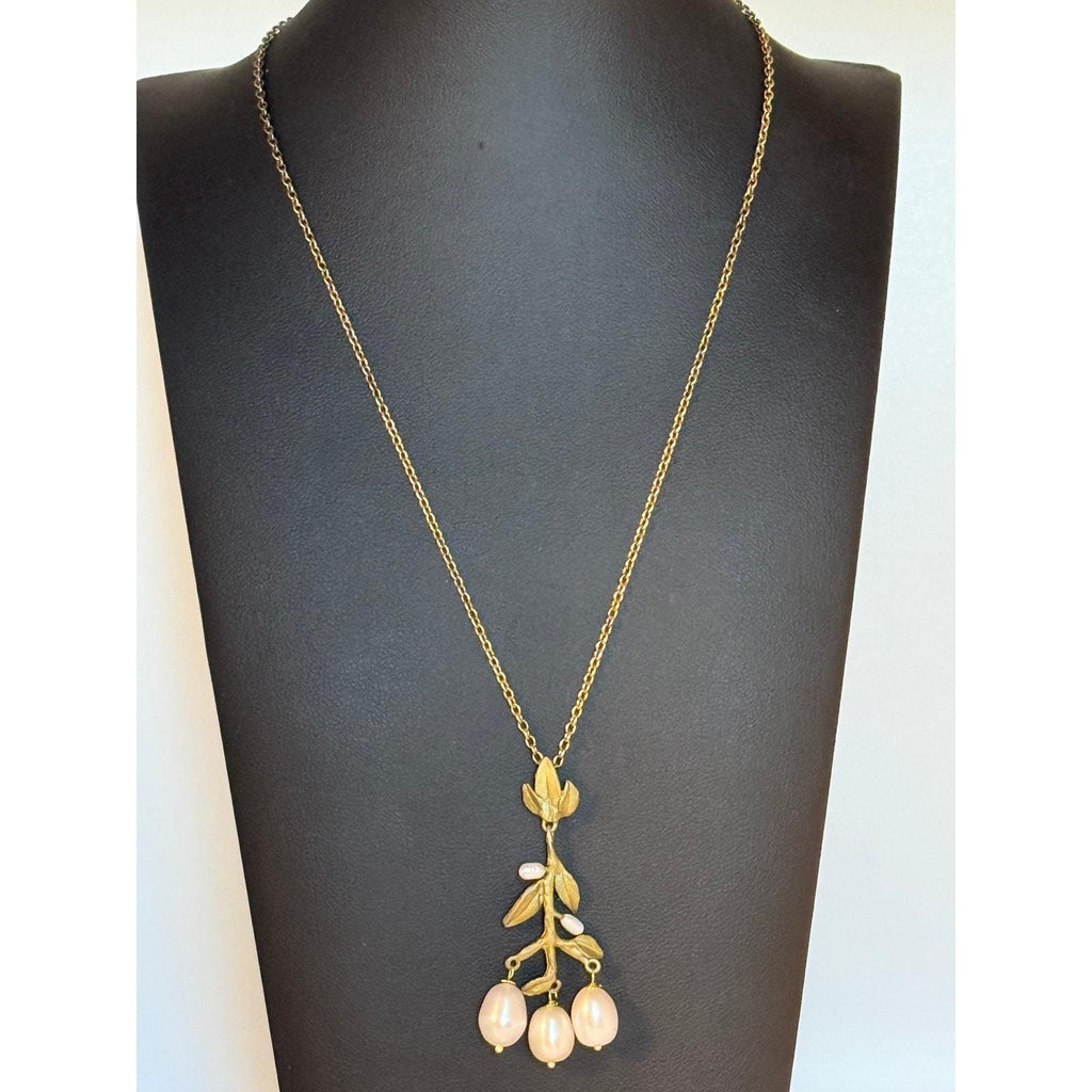 Michael Michaud Victorian Vine Chandelier Pendant Necklace