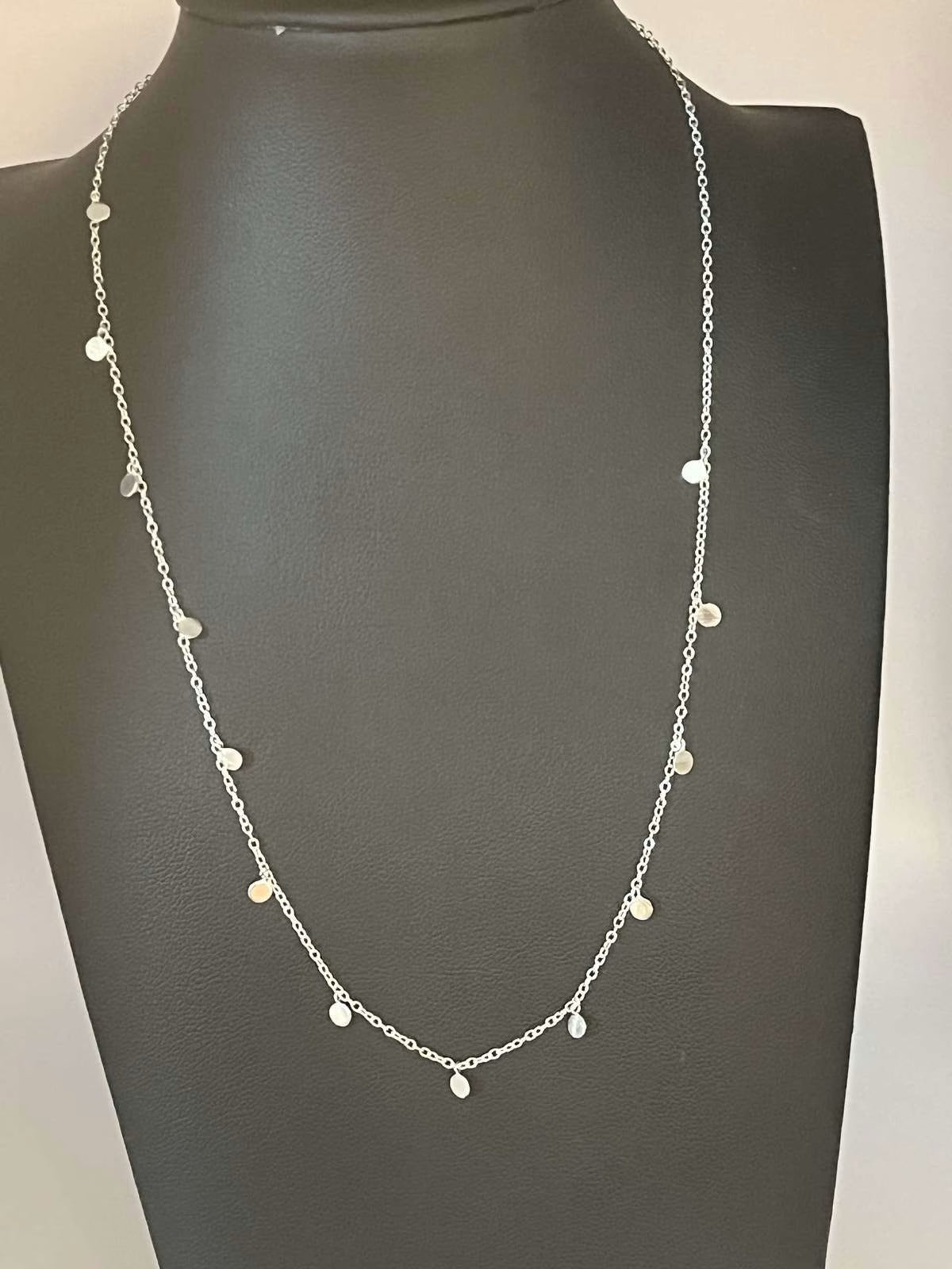 Silpada 'Silver Lace' Adjustable Sterling Silver Station Necklace