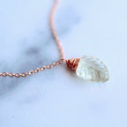 Saressa Designs Palm Necklace - Prasiolite