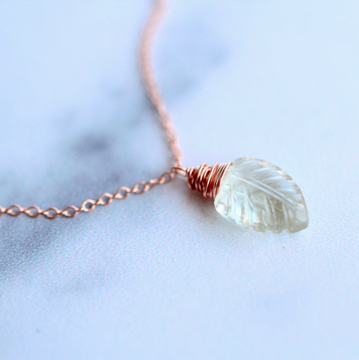 Saressa Designs Palm Necklace - Prasiolite