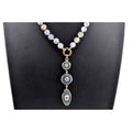 Rachel Reinhardt Labradorite 14K Vermeil Triple Drop Necklace