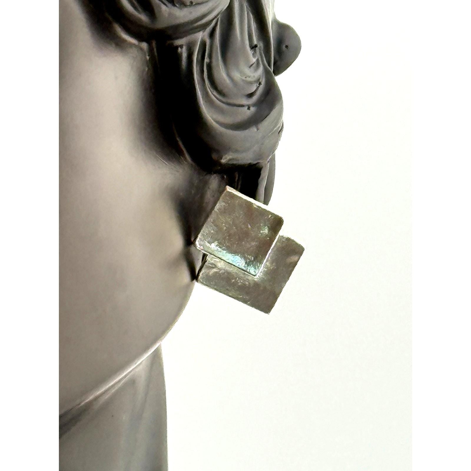 Karine Sultan Sterling Double Square Stud Earrings
