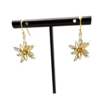 Michael Michaud Edelweiss Dangle Wire Earrings