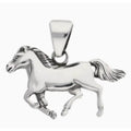 Sterling Silver Running Horse Pony Charm Pendant
