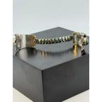 Zuni Malachite Coral Sterling Silver Watch Tip Band