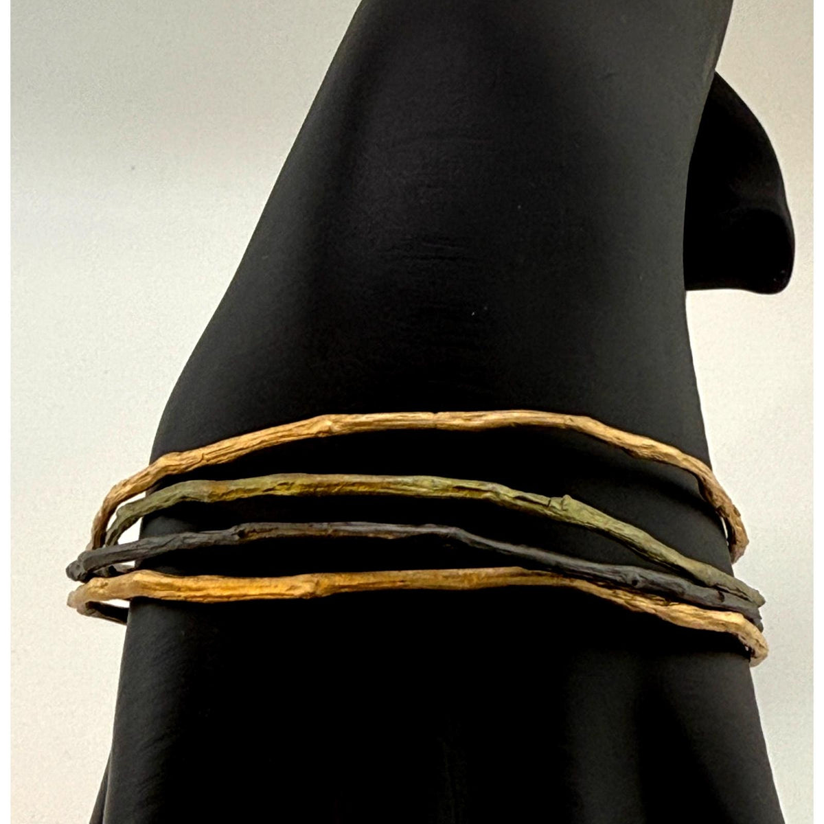 Michael Michaud Driftwood Bangles Set of 4 Bracelets