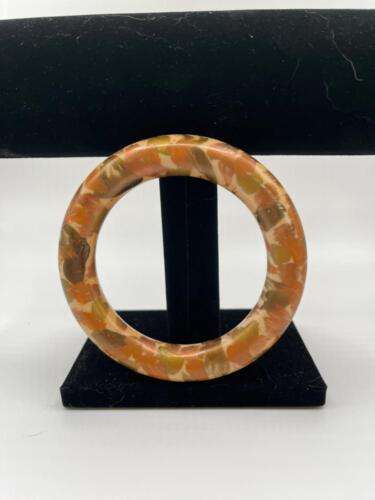 Vintage Camo-colored Bangle Bracelet