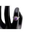 Navajo Ernest Wood Amethyst Sterling ring size 6