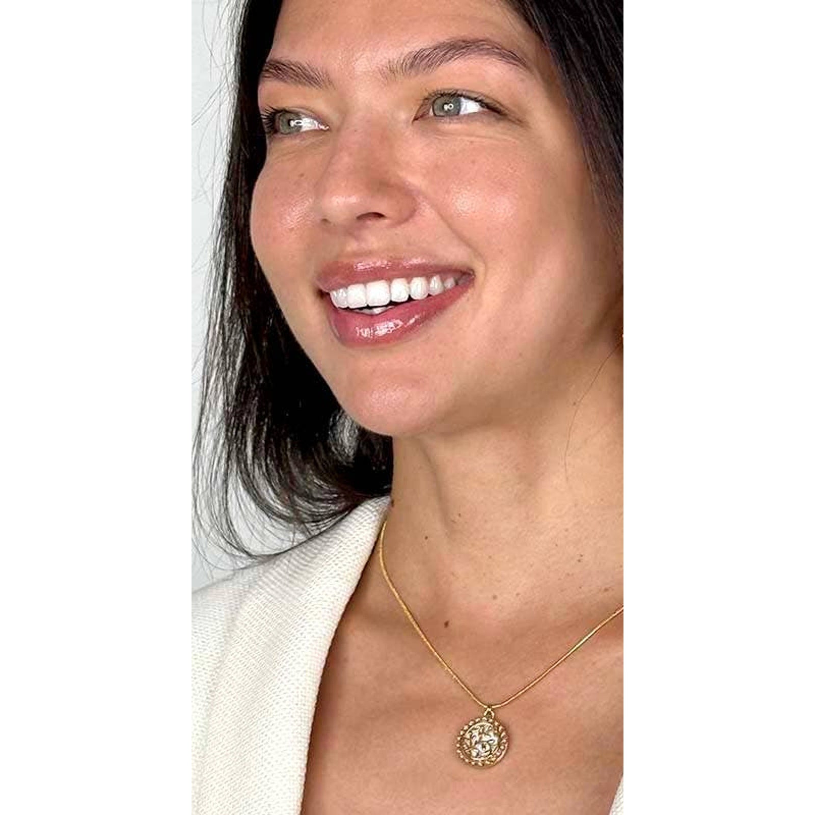Michal Golan Luster & Light Branches Circle Necklace