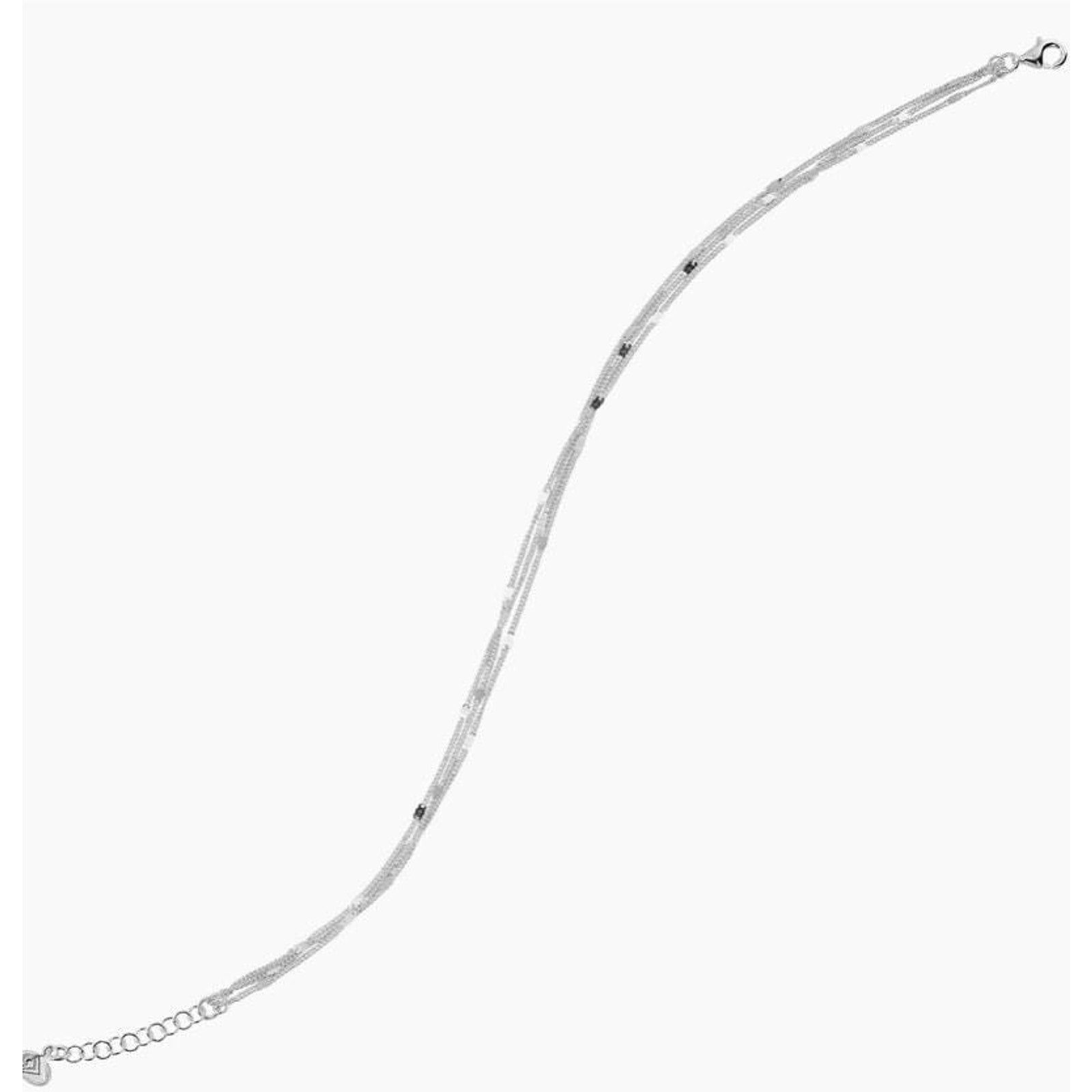 Silpada 'triple Your Luck' Anklet in Sterling Silver