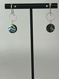 Barse 'Loop De Loop' Abalone Earrings