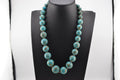 Navajo Mary W Roanhorse Handmade Mosaic Turquoise Sterling Necklace