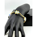 Vintage 14K Gold Filled Crystal Beaded Bracelet