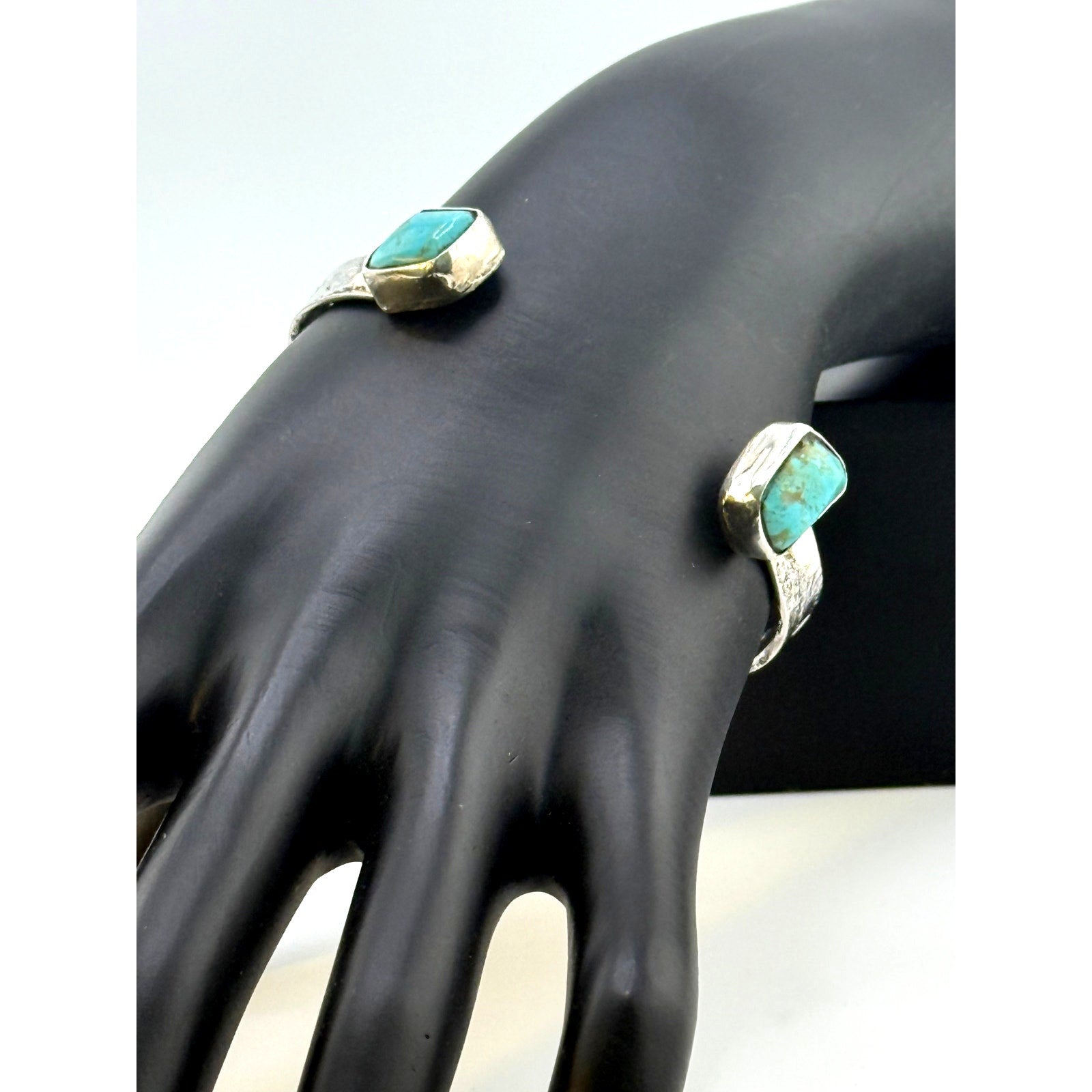 Zuni Sterling Kingman Turquoise Bracelet Jude Candelaria
