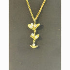 Michael Michaud Spring Vine Pearl Pendant Necklace