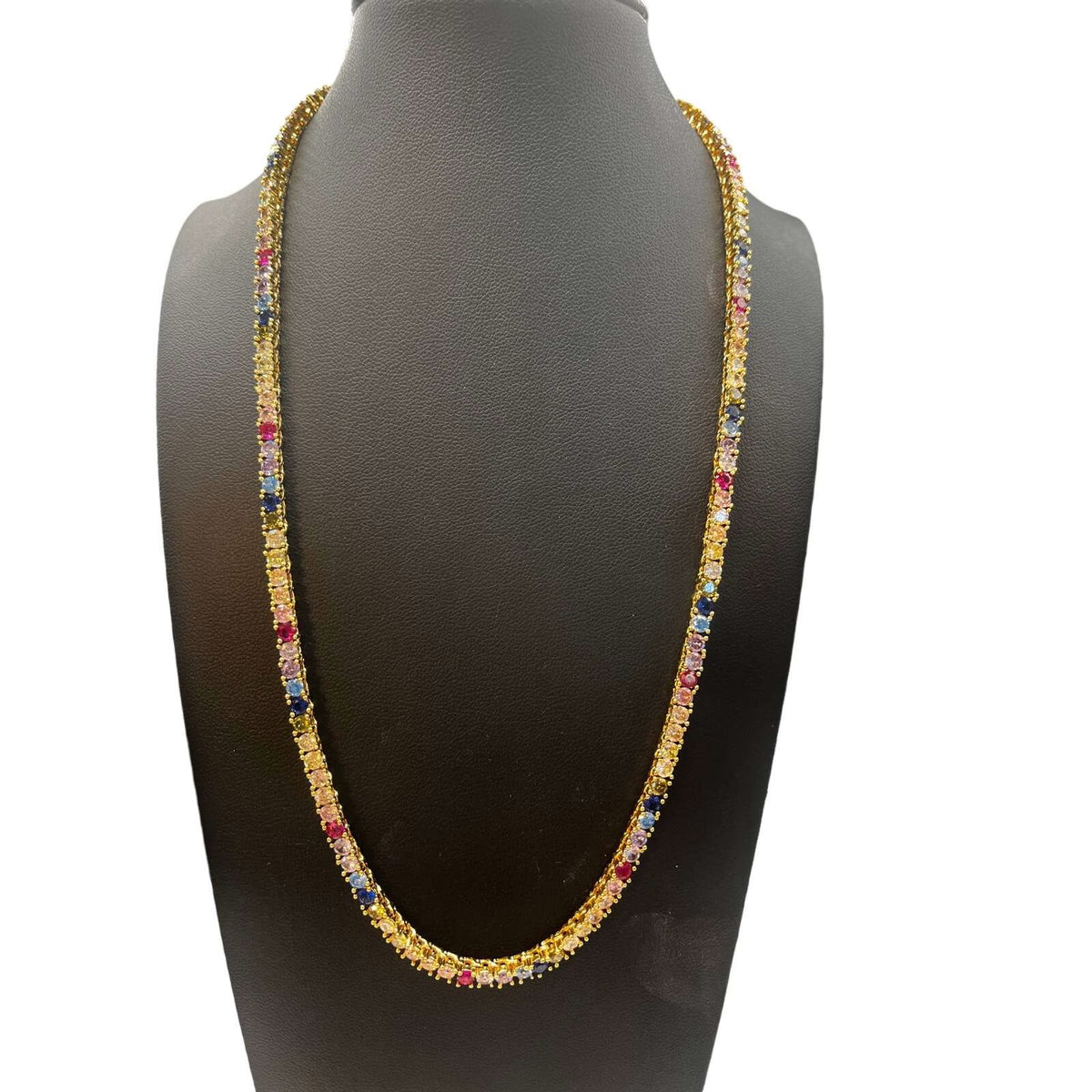 18K Gold Plated 925 Sterling Silver Sahira 16-18 inch Necklace