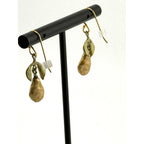 Michael Michaud Golden Pear Earrings