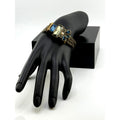 Silpada KR Brass & Swarovski Crystal Multi-Color Bracelet