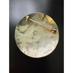 Vintage Mexico 925 Sterling Turquoise Pendant or Pin