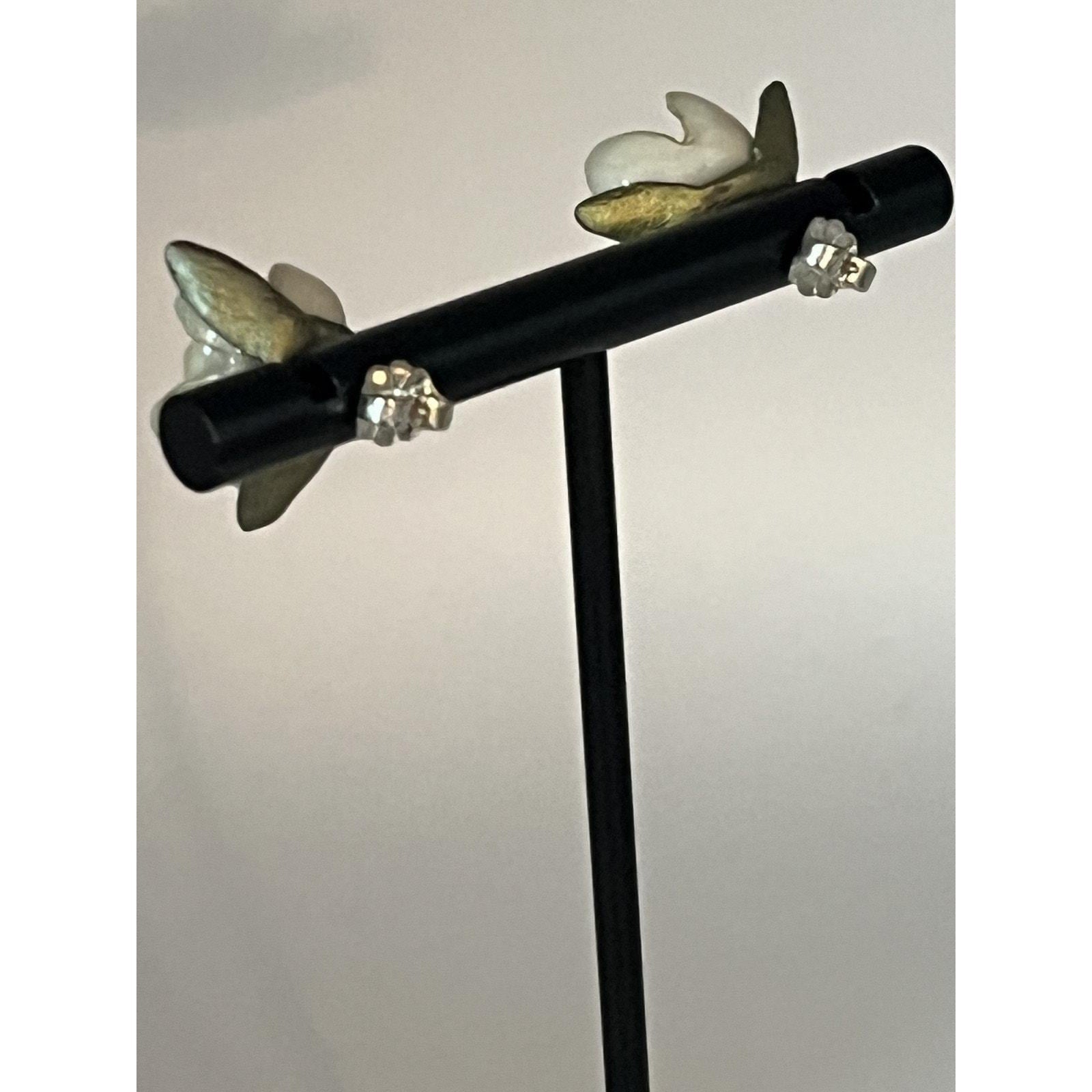 Michael Michaud Magnolia Blossom Post Earrings