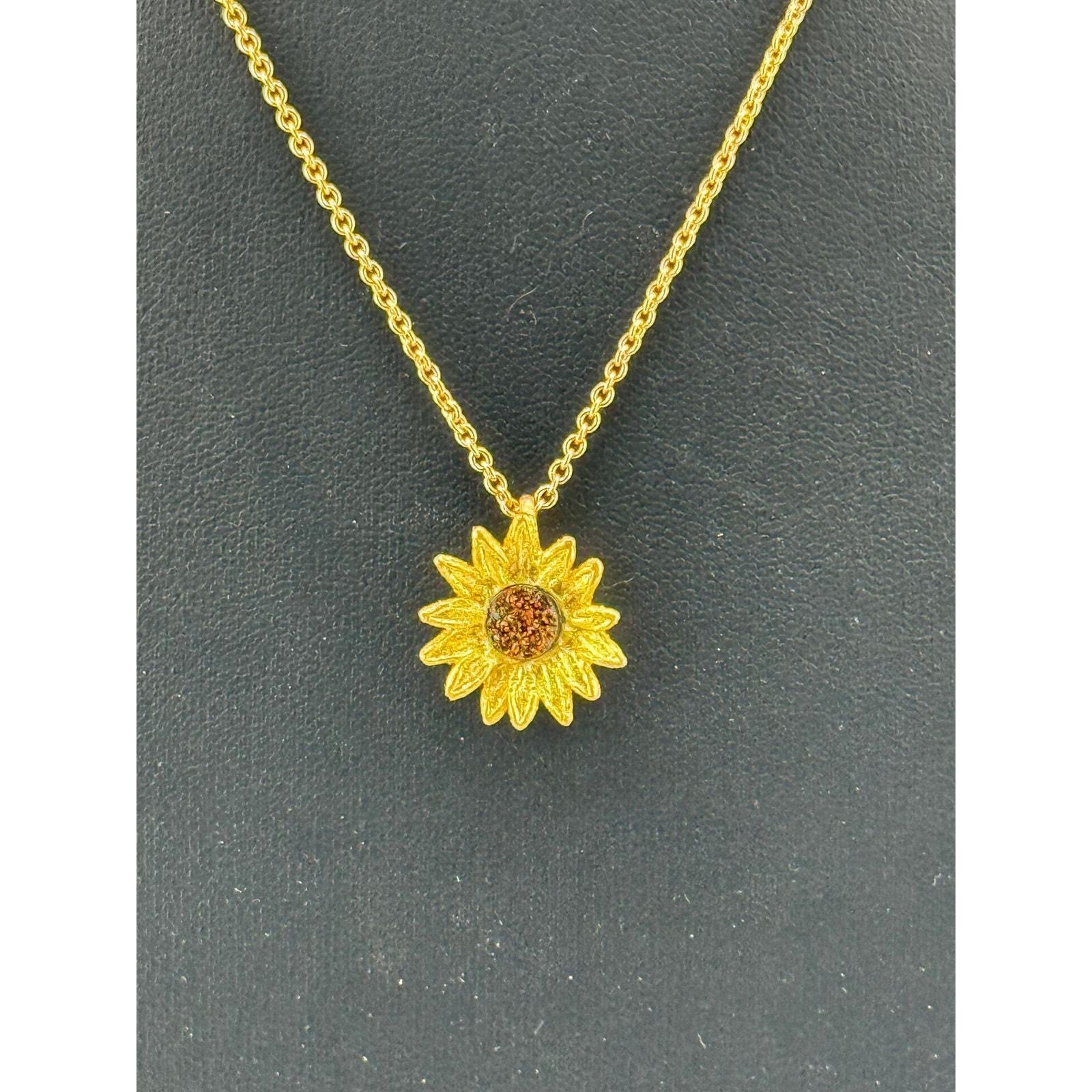 Michael Michaud Sunflower Petite Pendant Necklace