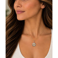 Michael Michaud Daisy Pendant Necklace - 16" Adj.