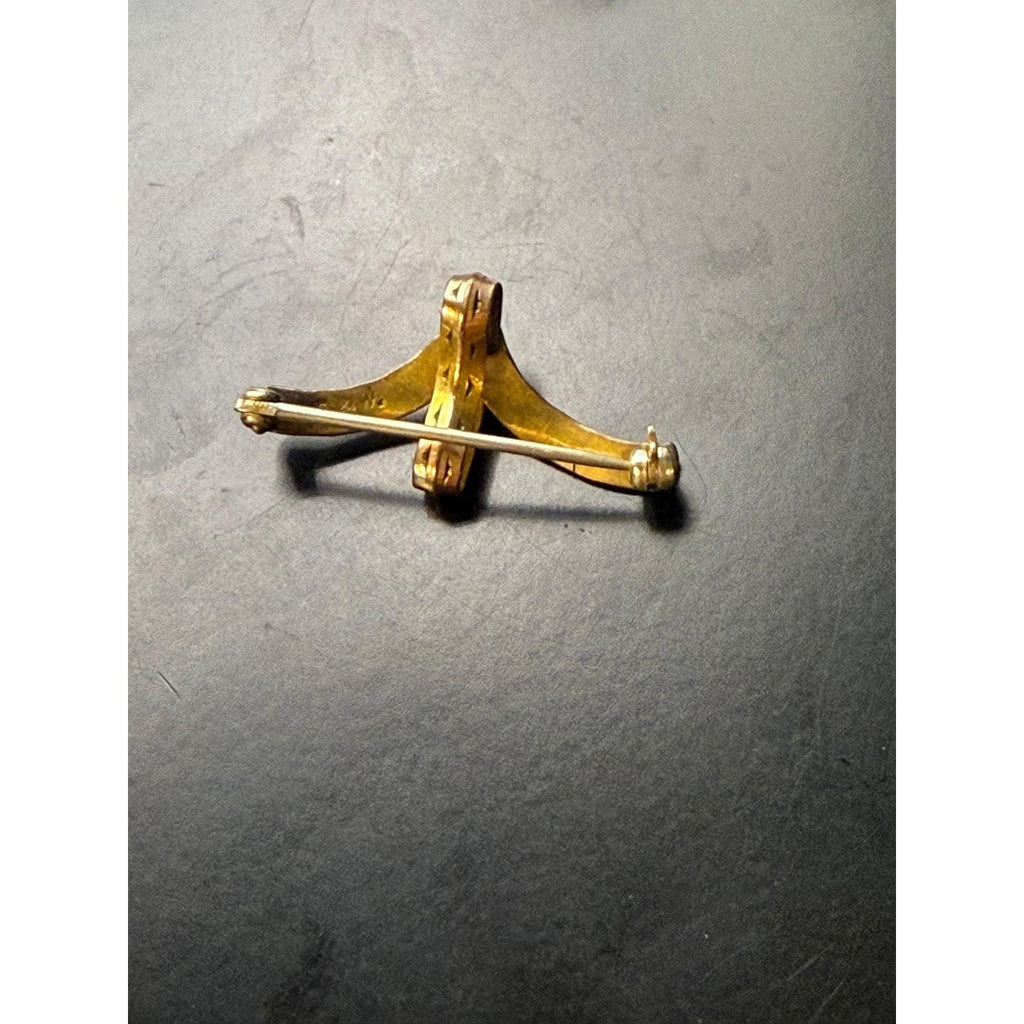 Vintage 9K Gold S and W (Slade & Wolfe) Pin Brooch