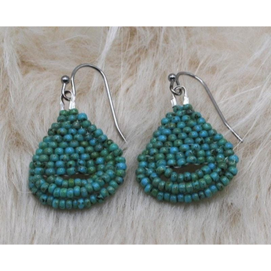 Native American Chippewa Handmade Beaded Earrings