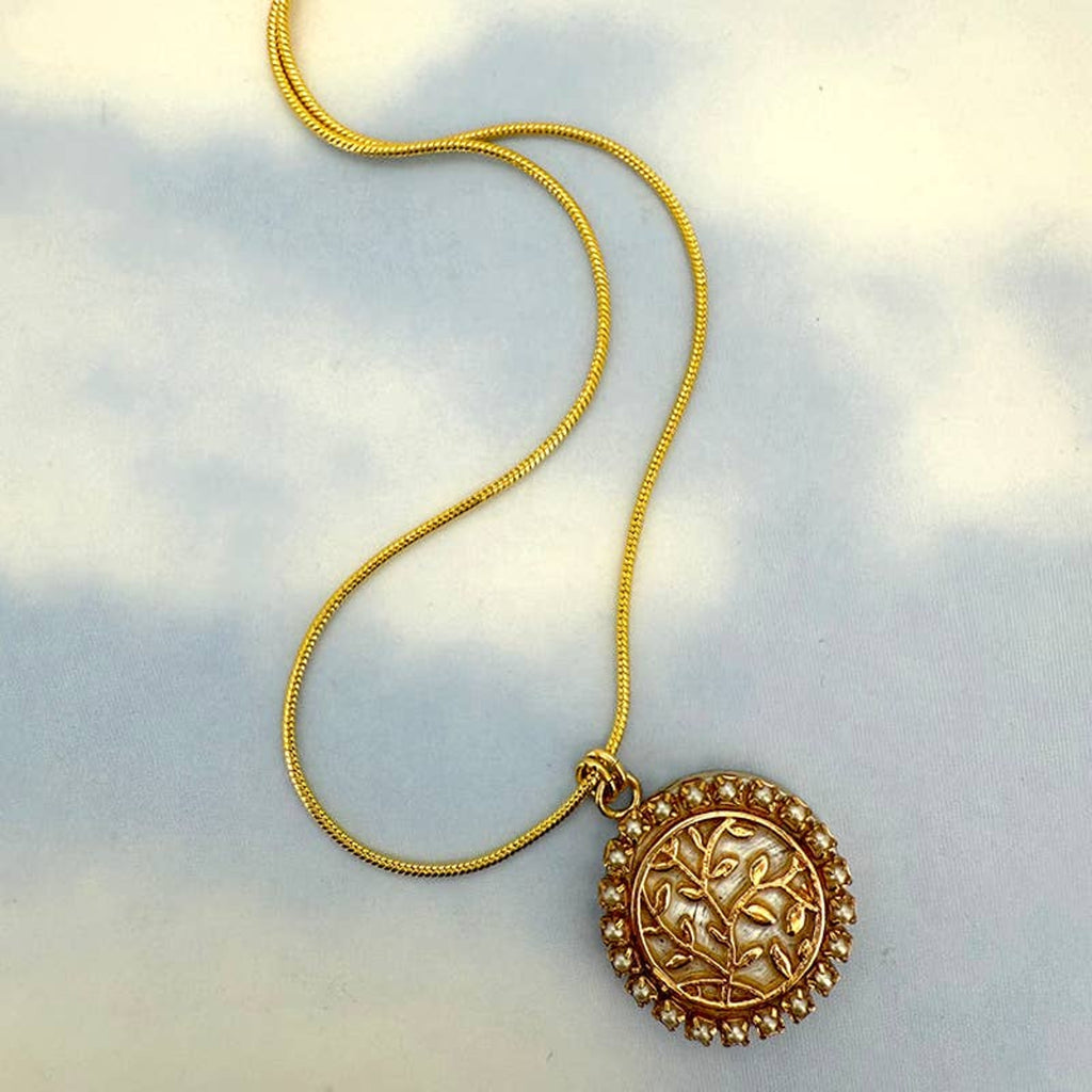 Michal Golan Luster & Light Branches Circle Necklace