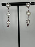Nadine Leo Mississippi River Pearl Co Sterling Silver Pearl Earrings