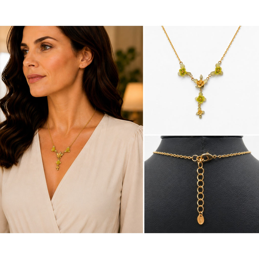 Michael Michaud Desert Flower Pendant Necklace