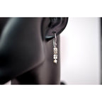 Catherine Weitzman Sterling Silver Keishi Pearl Dangle Earrings