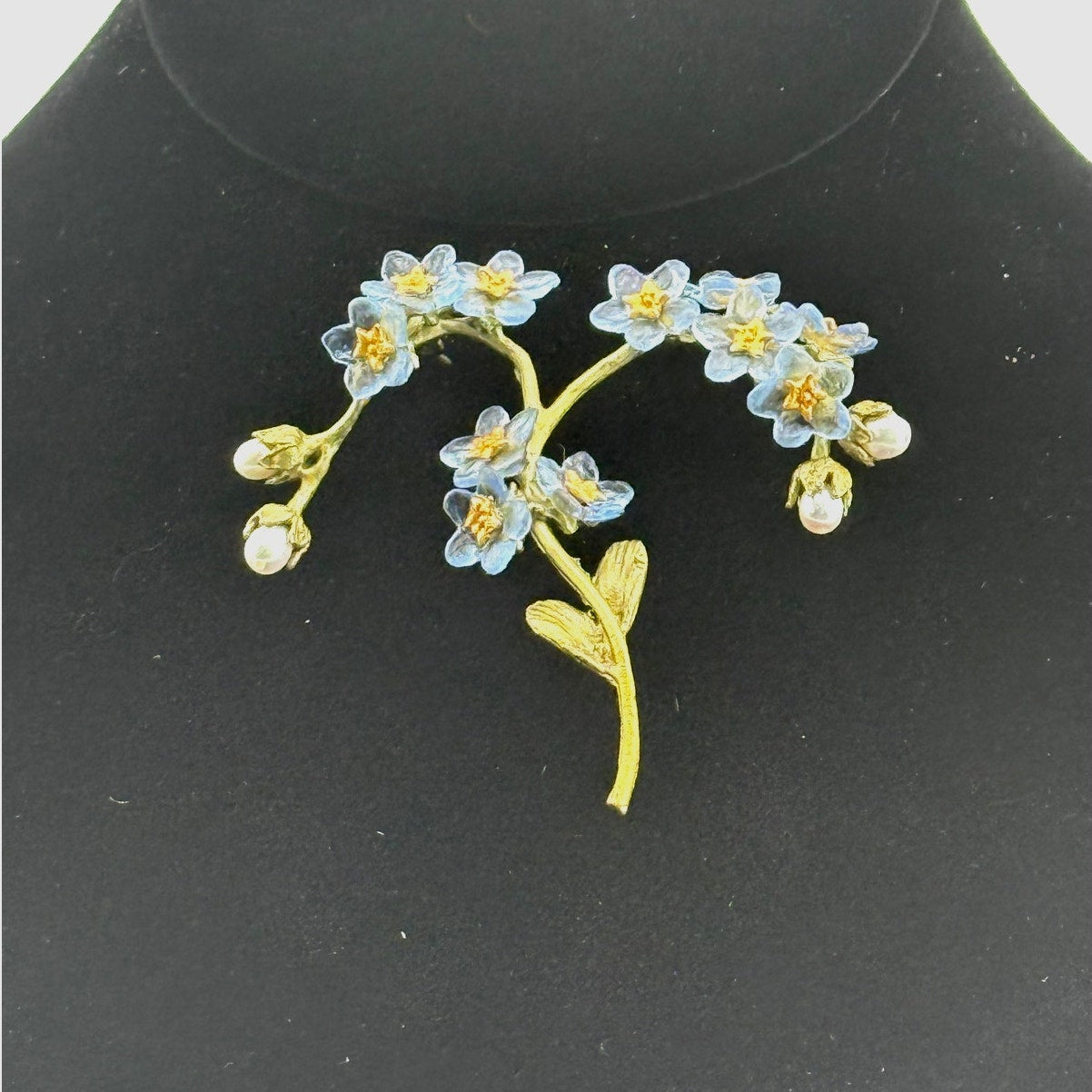 Michael Michaud Forget Me Not Brooch