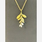 Michael Michaud Garden Vine Pearl Pendant Necklace