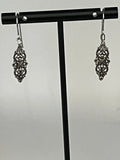 Sterling Silver Filigree Dangle Earrings