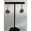 Rare Aceloni Vintage sterling mother of pearl, black onyx inlay signed
