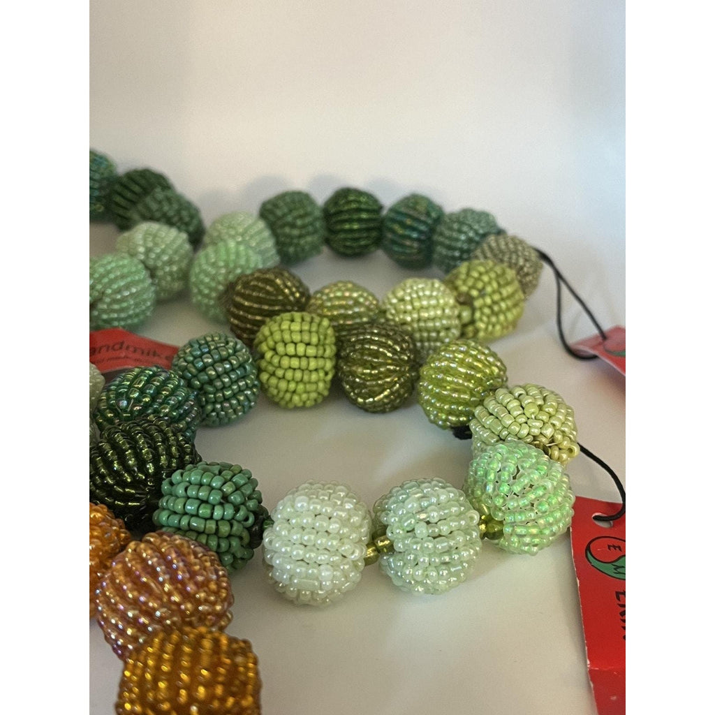 Erik & Mike Handmade Medium Seed Bead Ball Bracelets - Various Colors