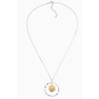 Silpada 'Marbella' Disc Pendant in Sterling Silver - 18 to 20"