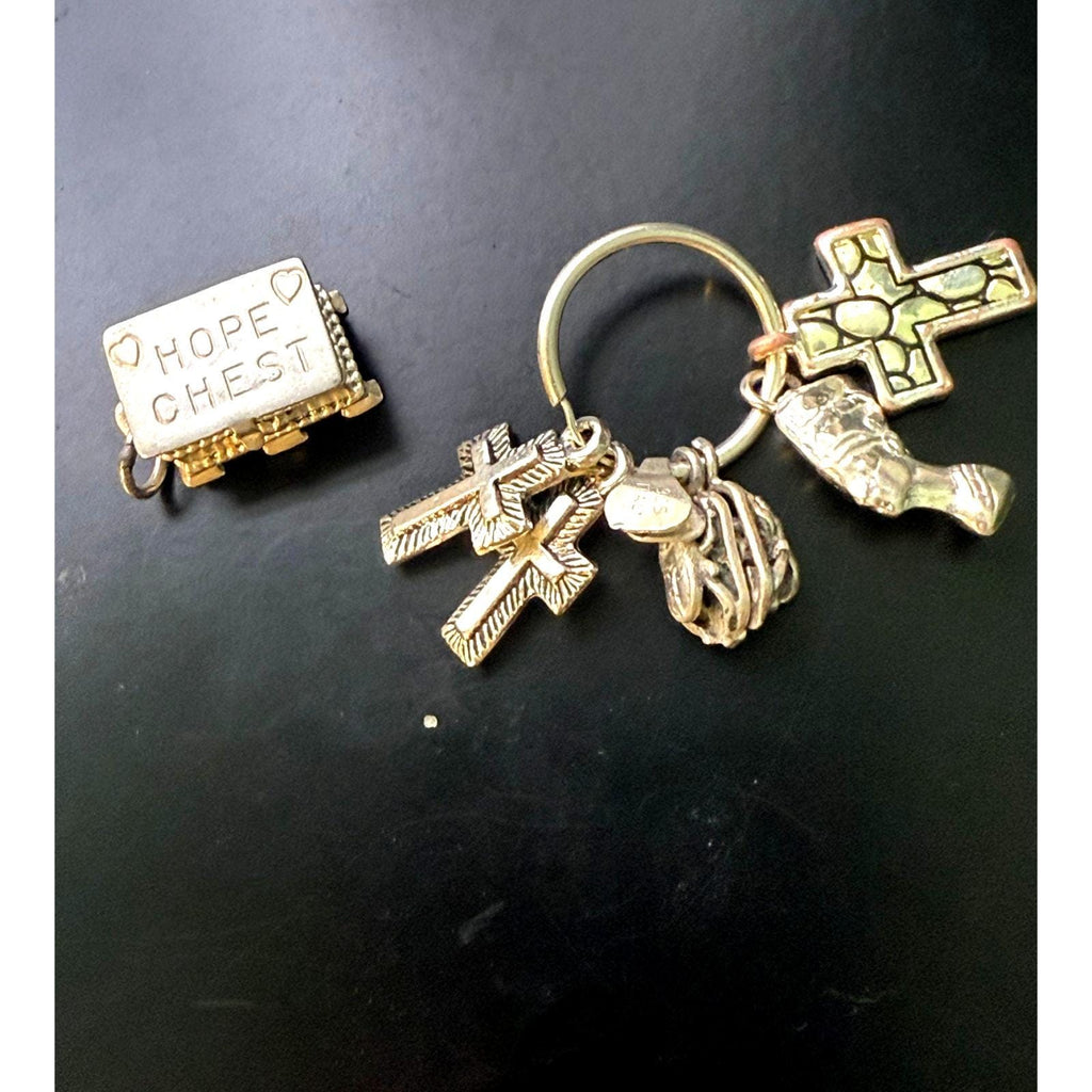 Vintage 925 Sterling Silver Charms Lot of 7