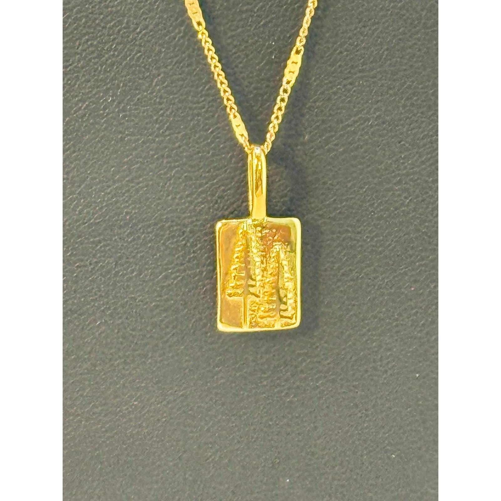 Namaste Handmade I Am Strong Affirmation Necklace