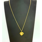Michael Michaud Round Leaf Eucalyptus Pendant Necklace