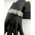 Vintage Unique 925 Sterling Silver Enamel Siam Dancer Bracelet